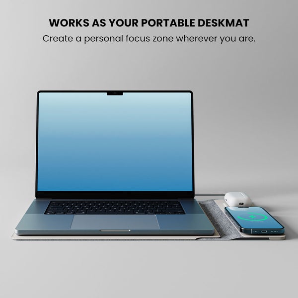 Journey NEXA 4-in-1 Laptop Sleeve with Wireless Charging