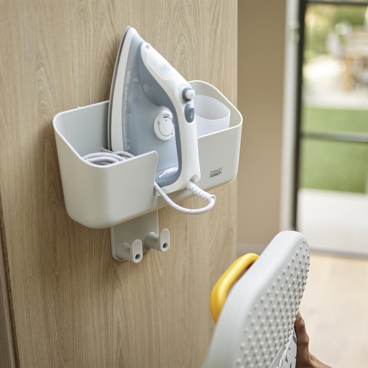 Joseph Joseph IronHub Wall-Mounted Iron Storage Caddy | The