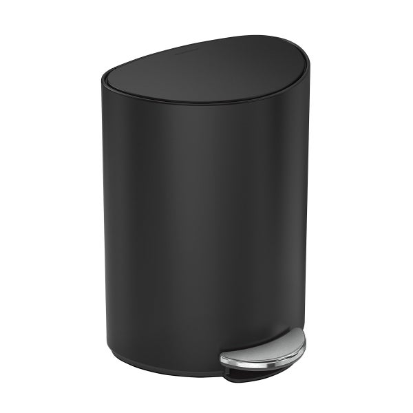 simplehuman 1.6 Gallon Semi-Round Step Trash Can
