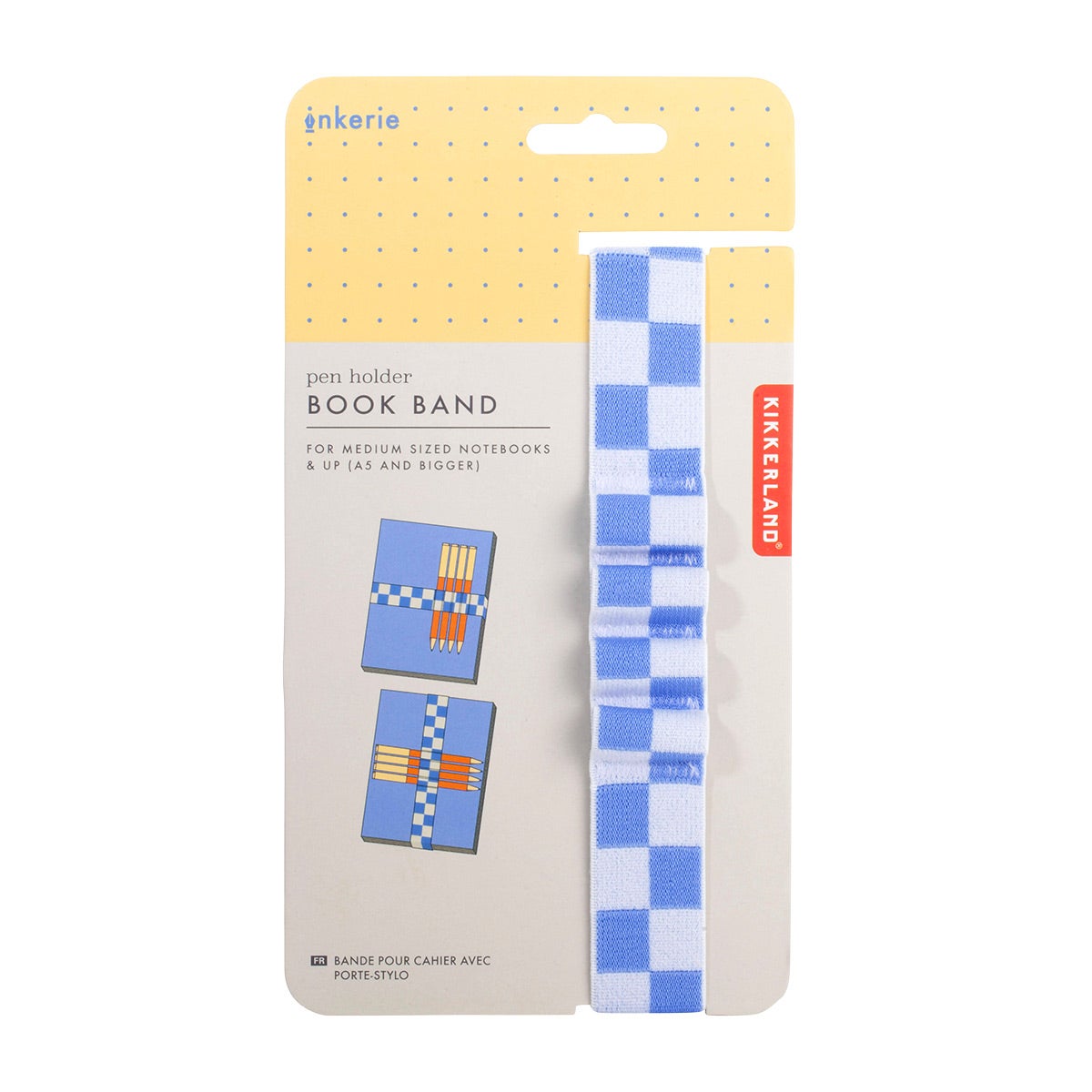 Kikkerland Inkerie Pen Holder Book Band