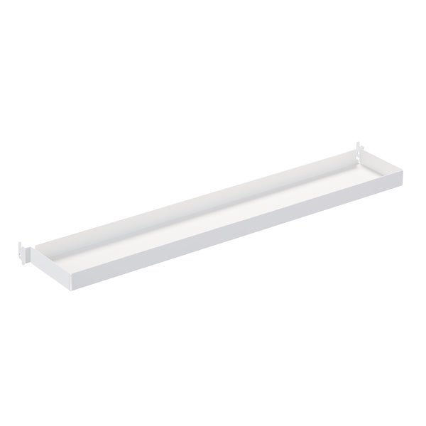 Decor Plus by Elfa Matte White 2' Shelf Tray