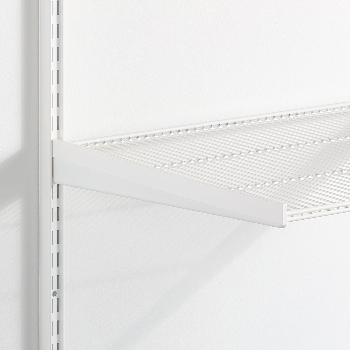 Decor Plus by Elfa Matte White Bracket Cover