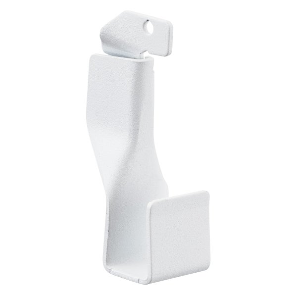 Decor Plus by Elfa Matte White Closet Rod Holder