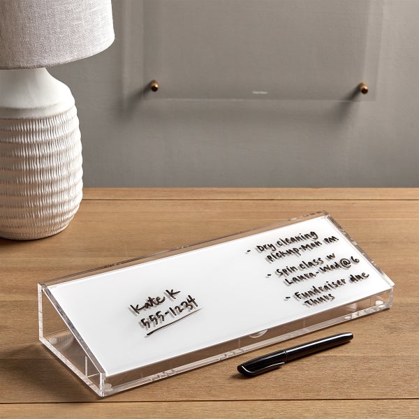 Russell Hazel Acrylic Dry Erase Organizer