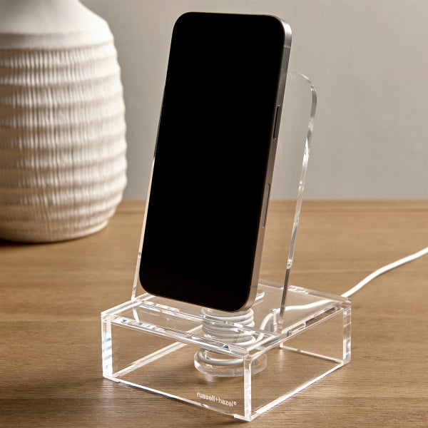 Russell Hazel Bloc Collection Acrylic Phone Charger Stand