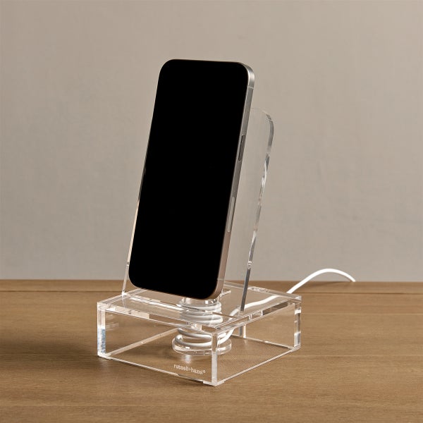 Russell Hazel Bloc Collection Acrylic Phone Charger Stand