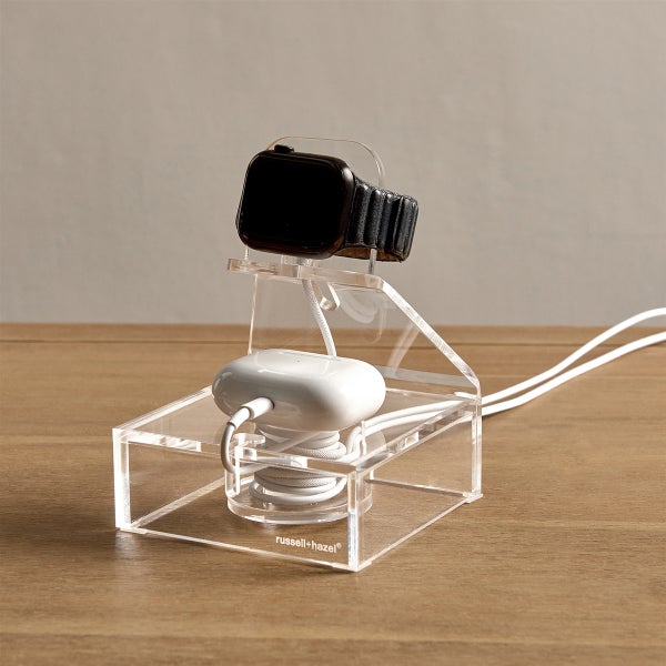 Russell Hazel Bloc Collection Acrylic Watch & Earbud Stand