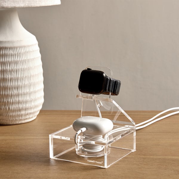 Russell Hazel Bloc Collection Acrylic Watch & Earbud Stand