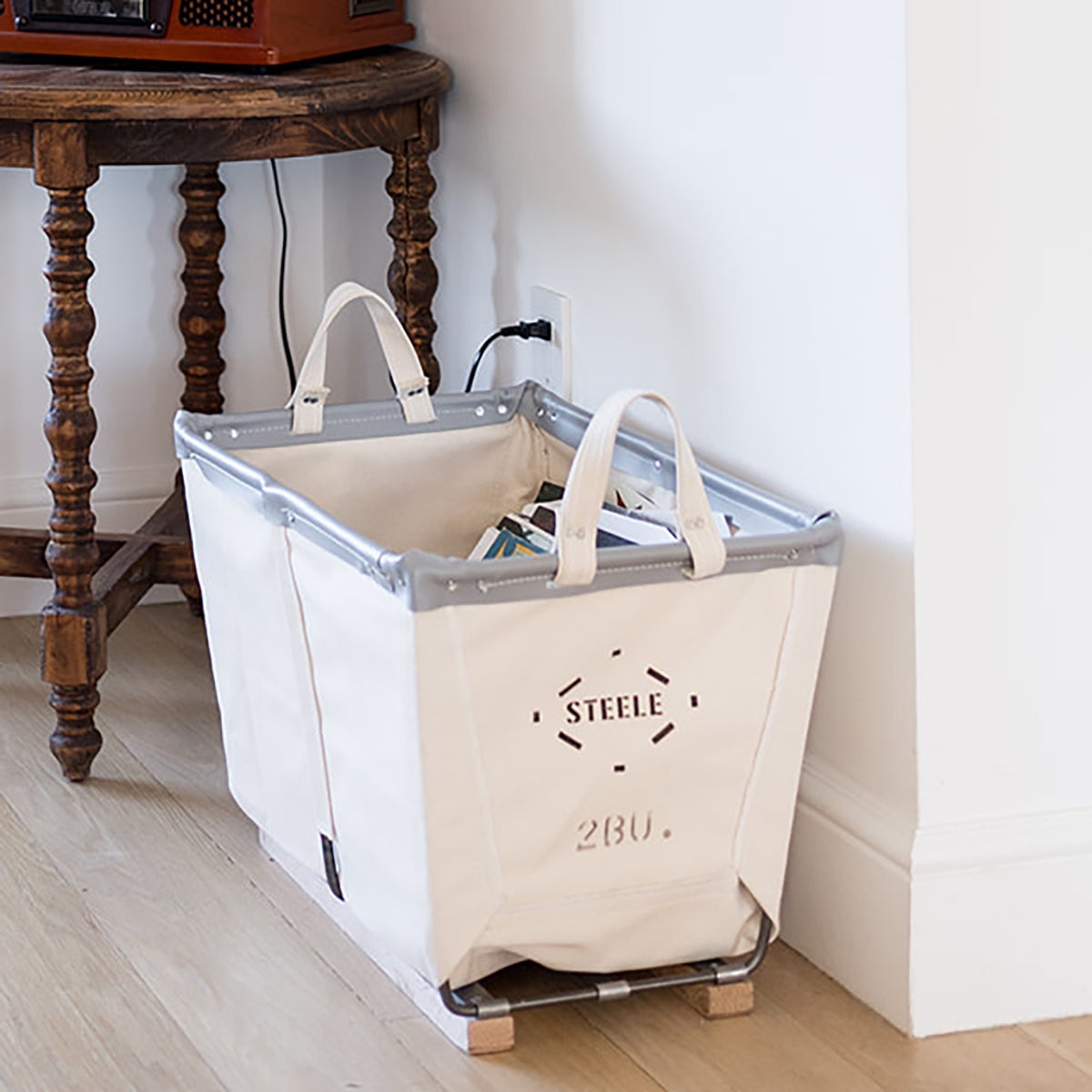 Steele Canvas Natural Carry Baskets | The Container Store