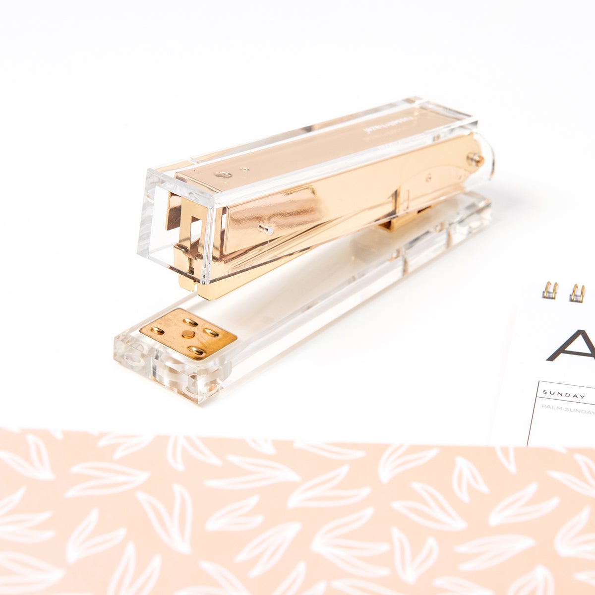 thumbnail image 2 of Russell+hazel Acrylic Tape Dispenser, Clear With Gold-Toned Hardware, 1-13/16" X 6" X 3-3/8" (31734) &ndash 2 of 9