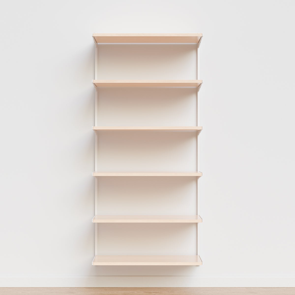 Container store wood shelves discount