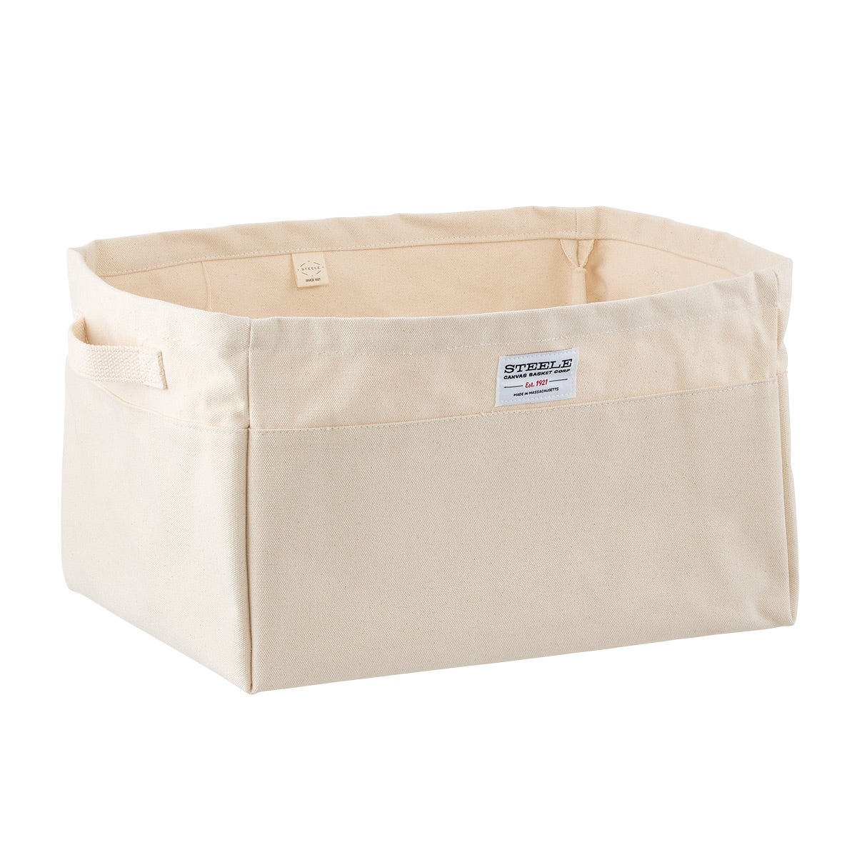 小物 NEIGHBORHOOD CANVAS CONTAINER-L Household Essentials Square Storage Box With Lid, 15”x15”x10