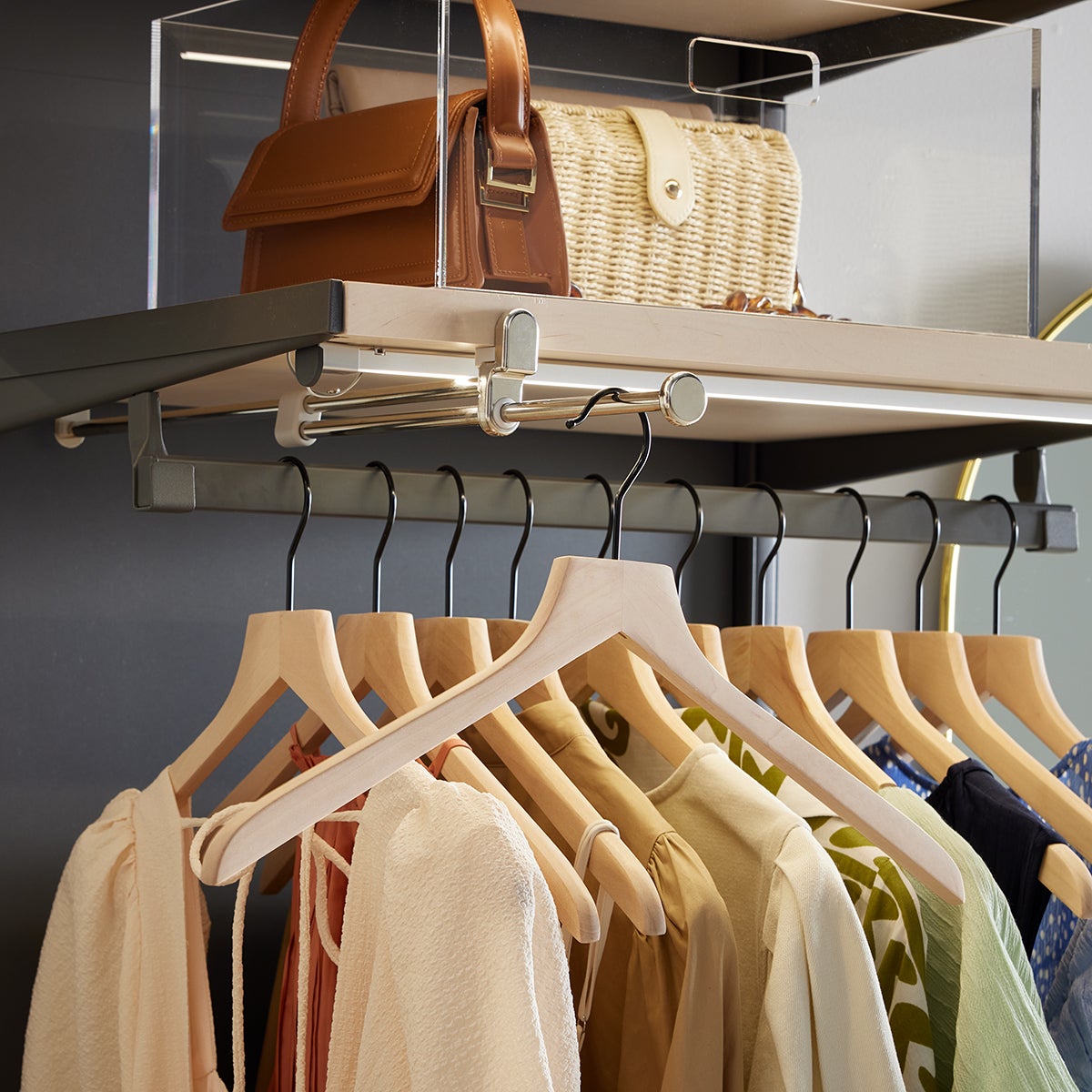 Decor Plus by Elfa Expandable Valet Rod The Container Store