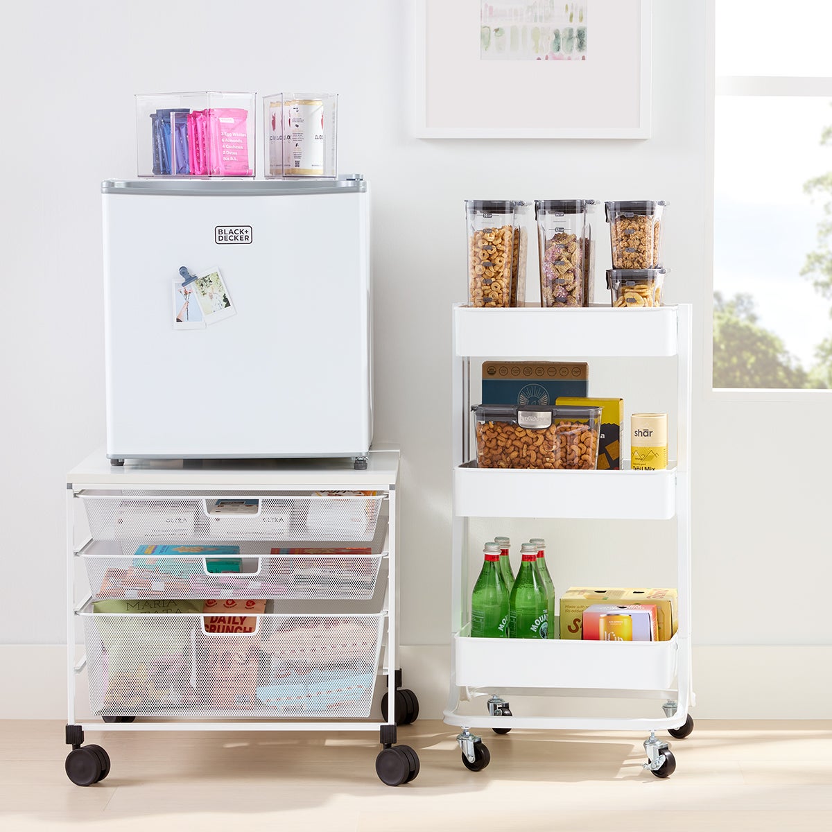 The Container Store 3-Tier Rolling Cart