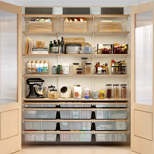 Rattan Storage Bins with Handles
