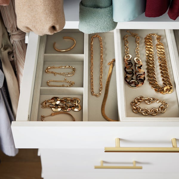 Decor Plus by Elfa Large Drawer Box Accessory Tray