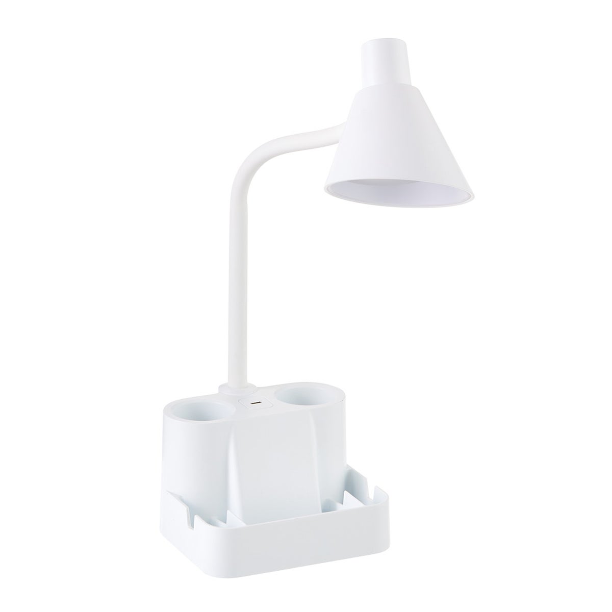 V Light Desk Lamp Organizer The Container Store