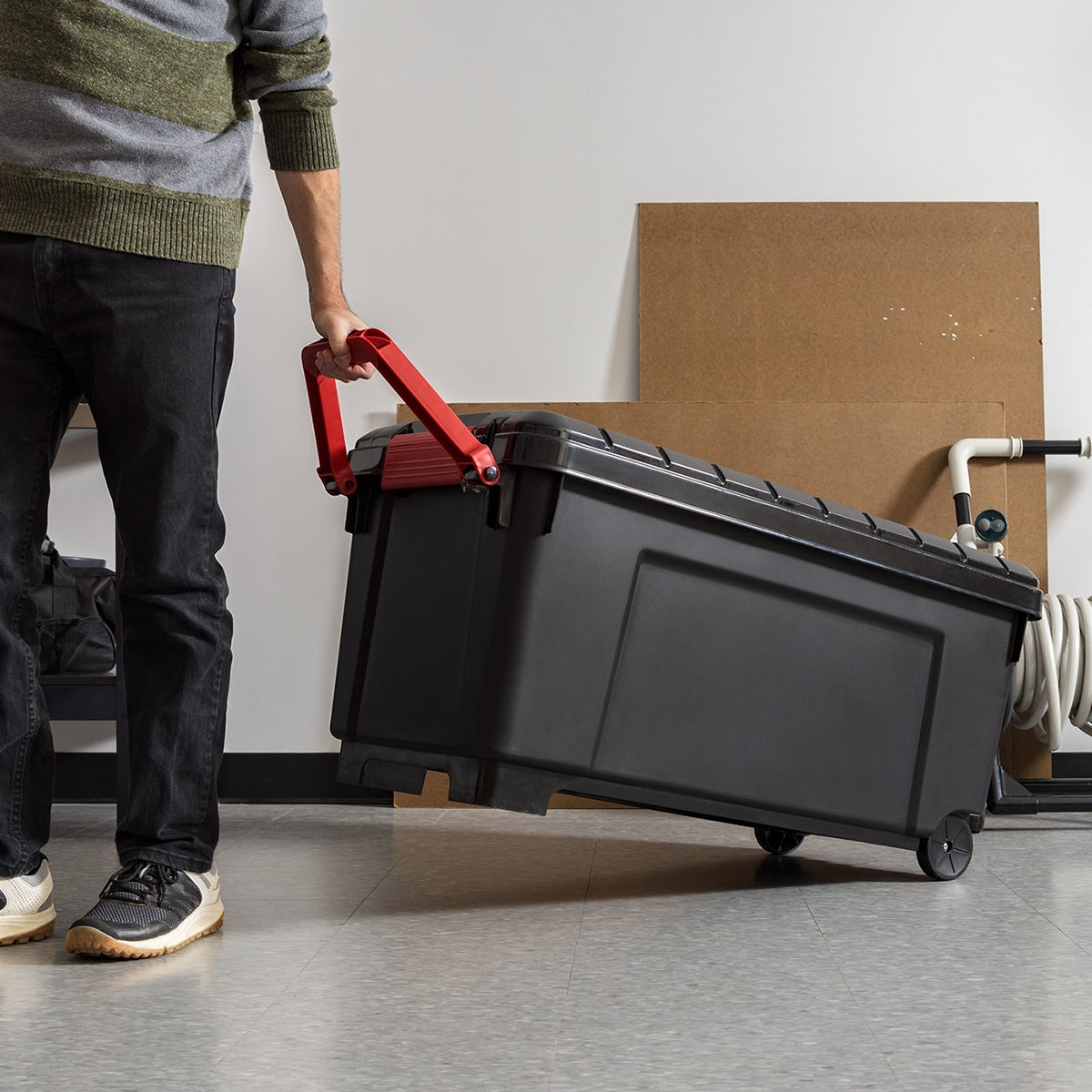 Iris Store-It-All Trunk with Wheels | The Container Store