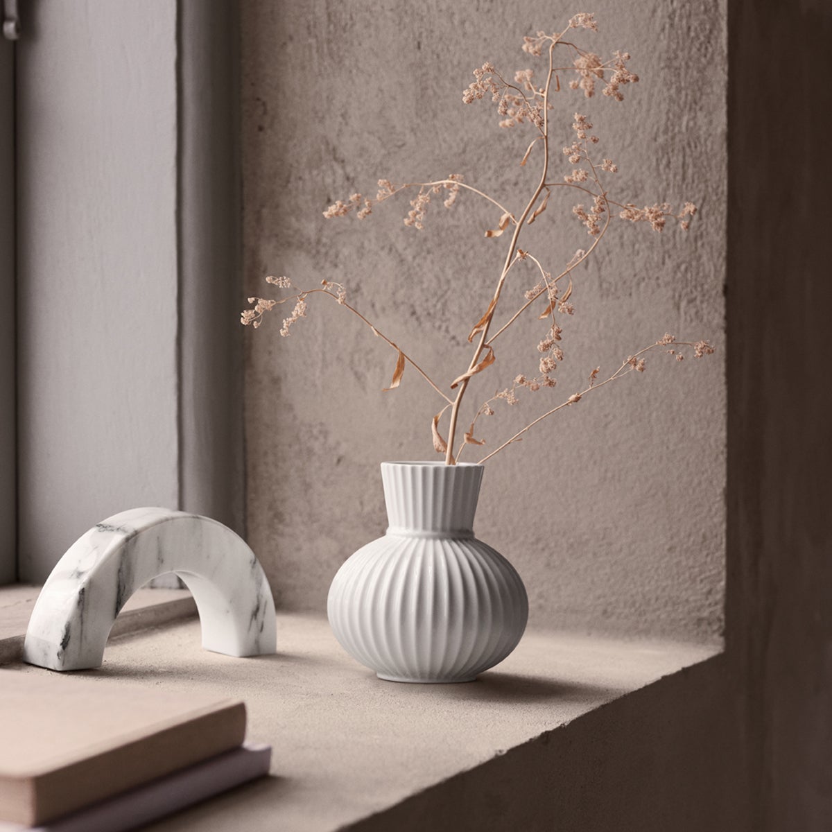 Lyngby Tura Porcelain Vase | The Container Store
