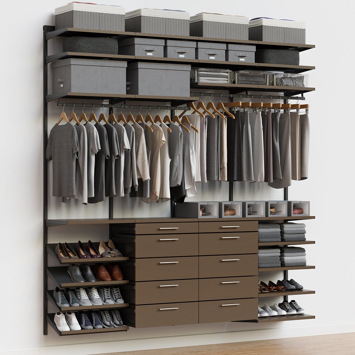 Decor Plus by Elfa 8' Reach-In Closet | The Container Store