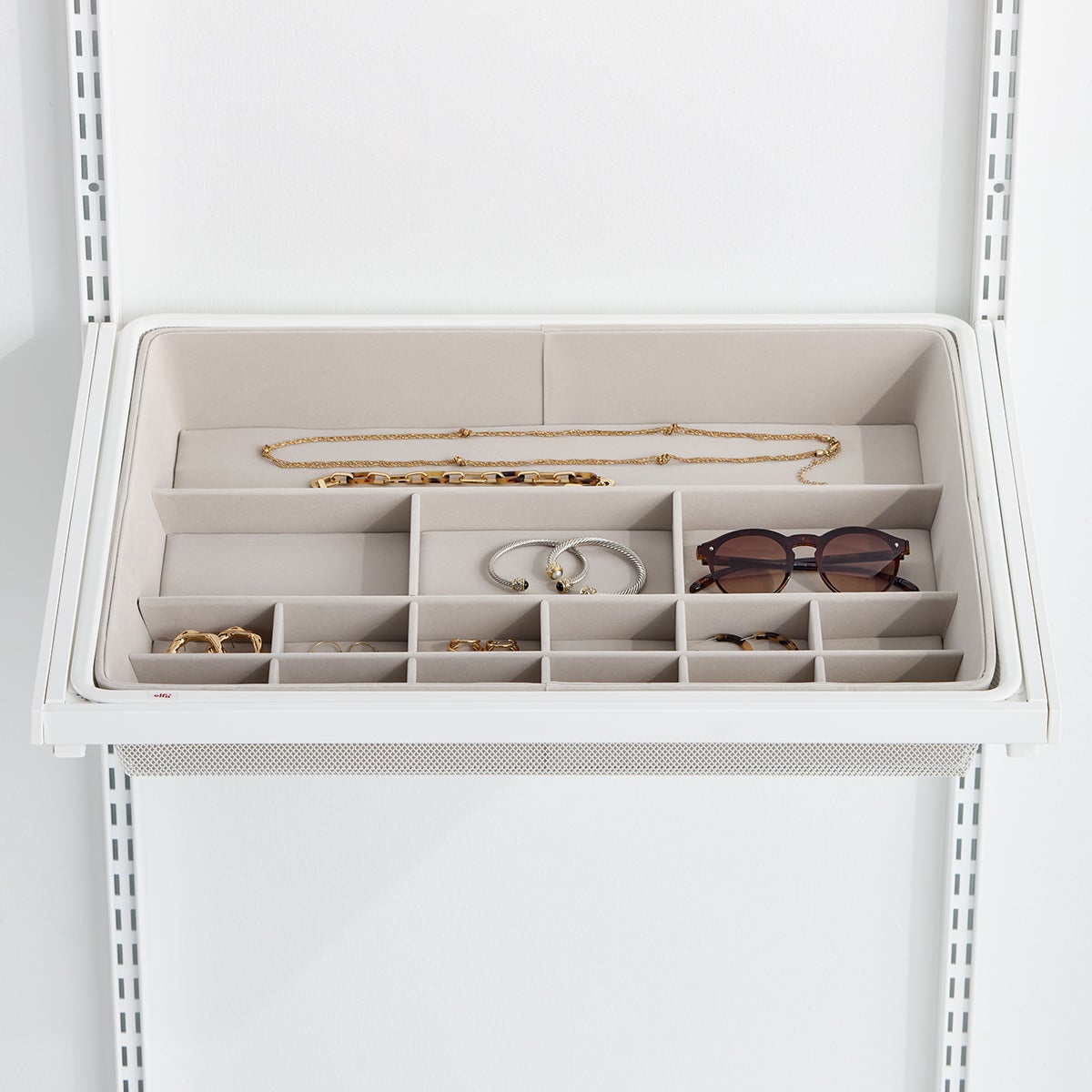 Decor Plus by Elfa Large Mesh Drawer Accessory Tray