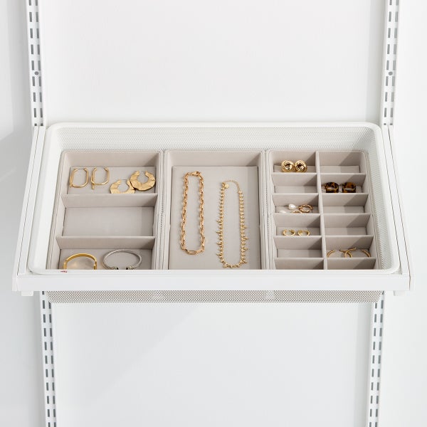 Decor Plus by Elfa Small Mesh Drawer Accessory Tray