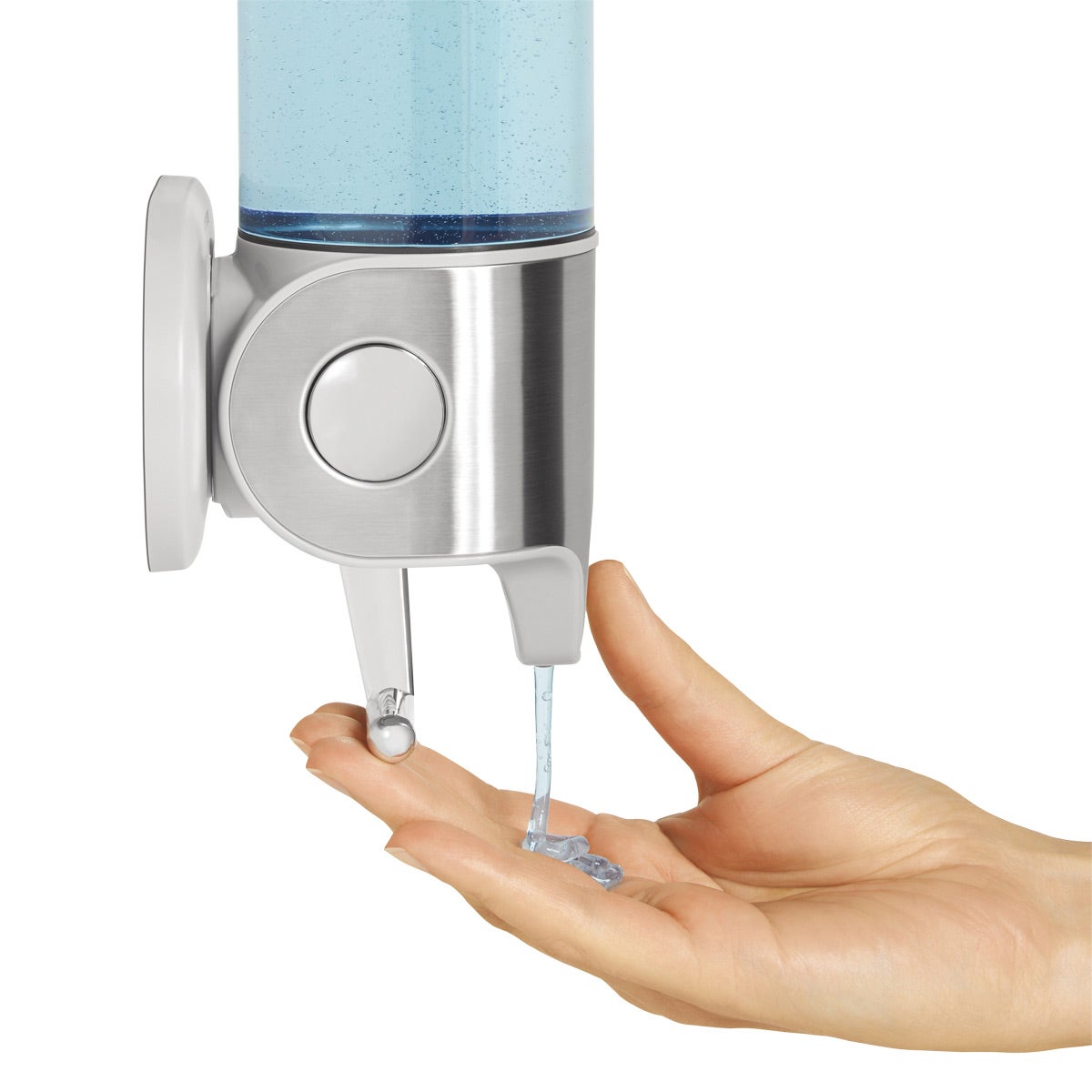 simplehuman Single Wall Mount Pump Stainless Steel - Thumbnail 5