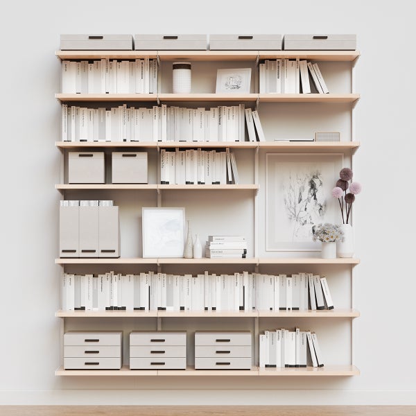 Decor Plus by Elfa 6' Bookcase