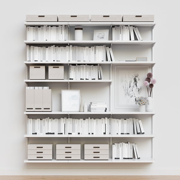 Decor Plus by Elfa 6' Bookcase