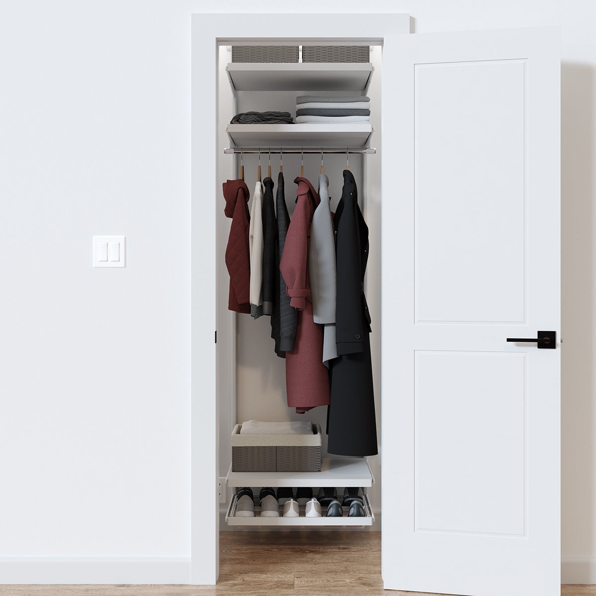 Elfa Décor 2' Entry Closet