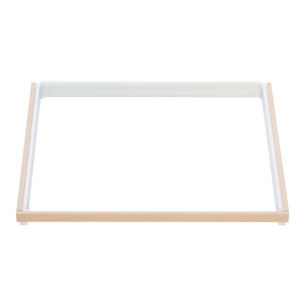 Decor Plus by Elfa Matte White Gliding Frame and Trim