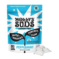 Molly's Suds 60 Count Laundry Detergent Pods Peppermint