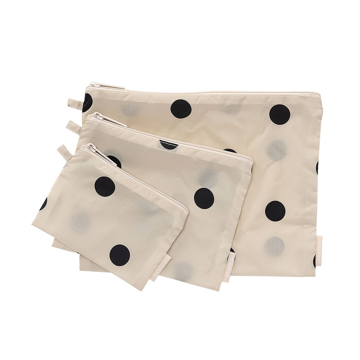 CALPAK Compakt Zippered Pouch Set of 3 | The Container Store