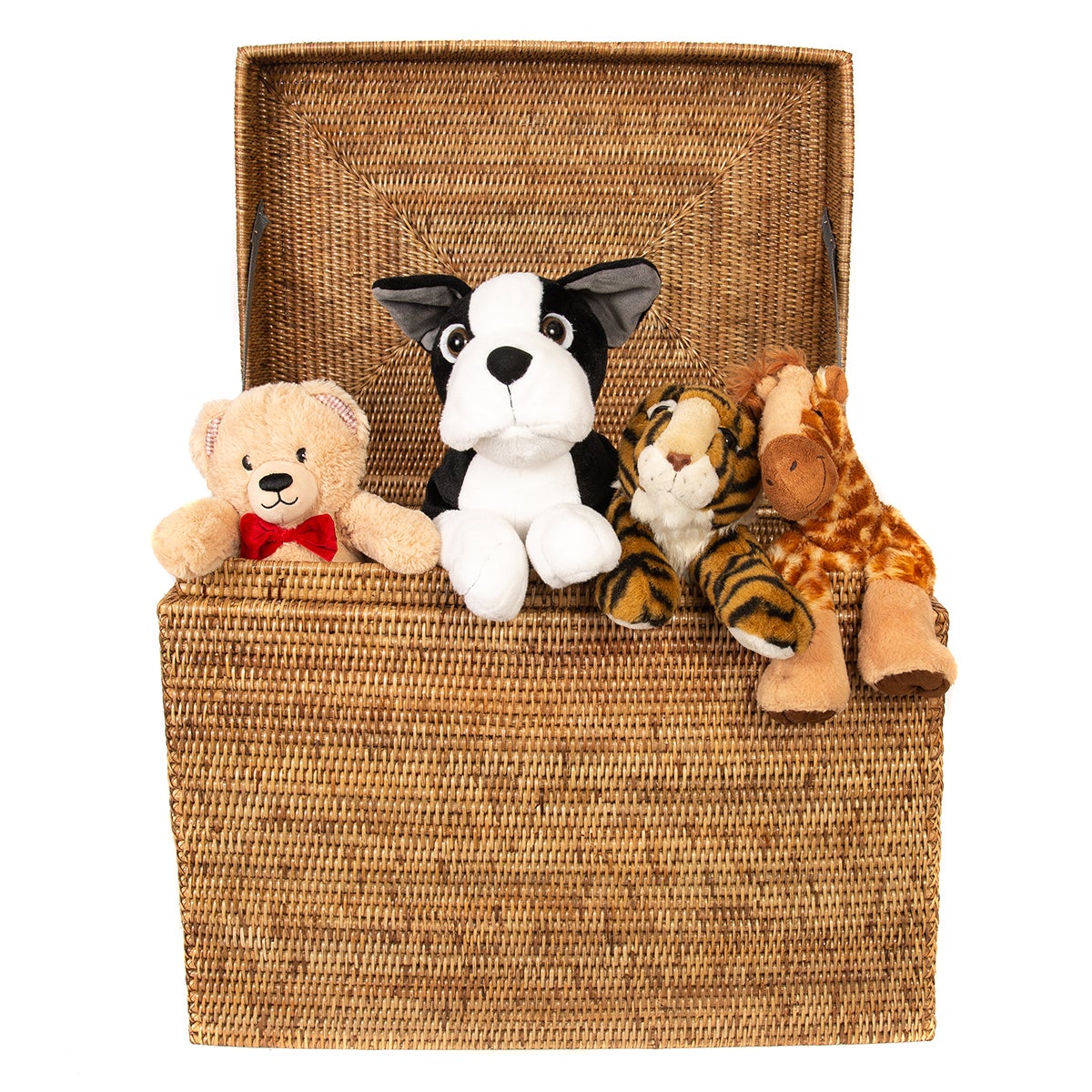 Artifacts Trading Co. Rattan Rectangular Hinged Chest