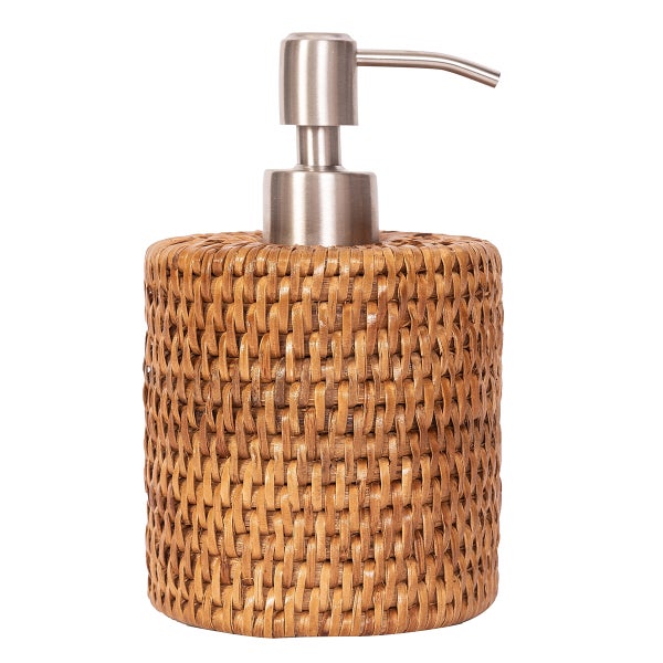 Artifacts Trading Co. Rattan Soap Pump Dispenser