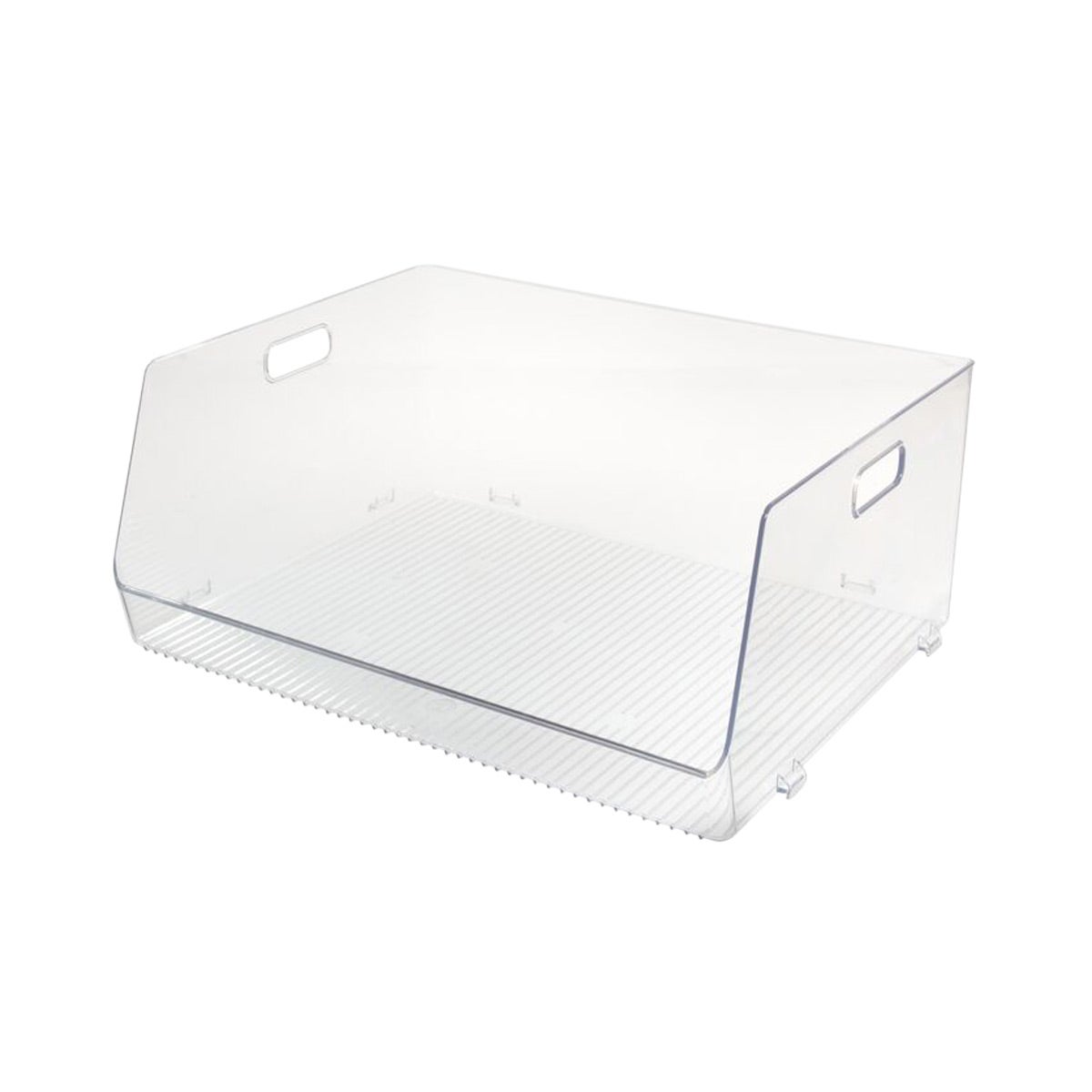 iDesign Extra Wide Linus Open Front Stacking Bin