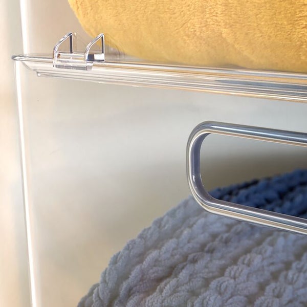 iDesign Extra Wide Linus Open Front Stacking Bin