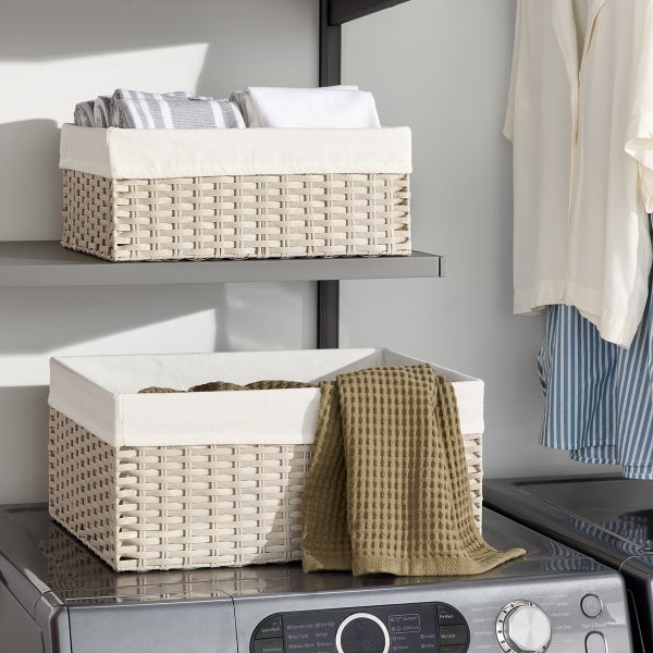 Montauk Woven Rectangular Storage Bins