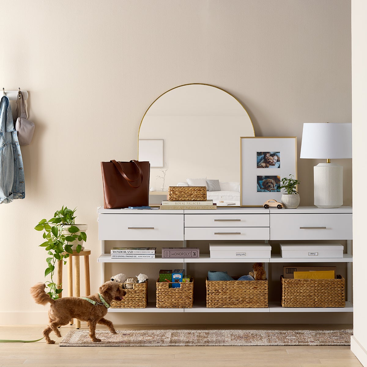 Water Hyacinth Storage Bins with Handles