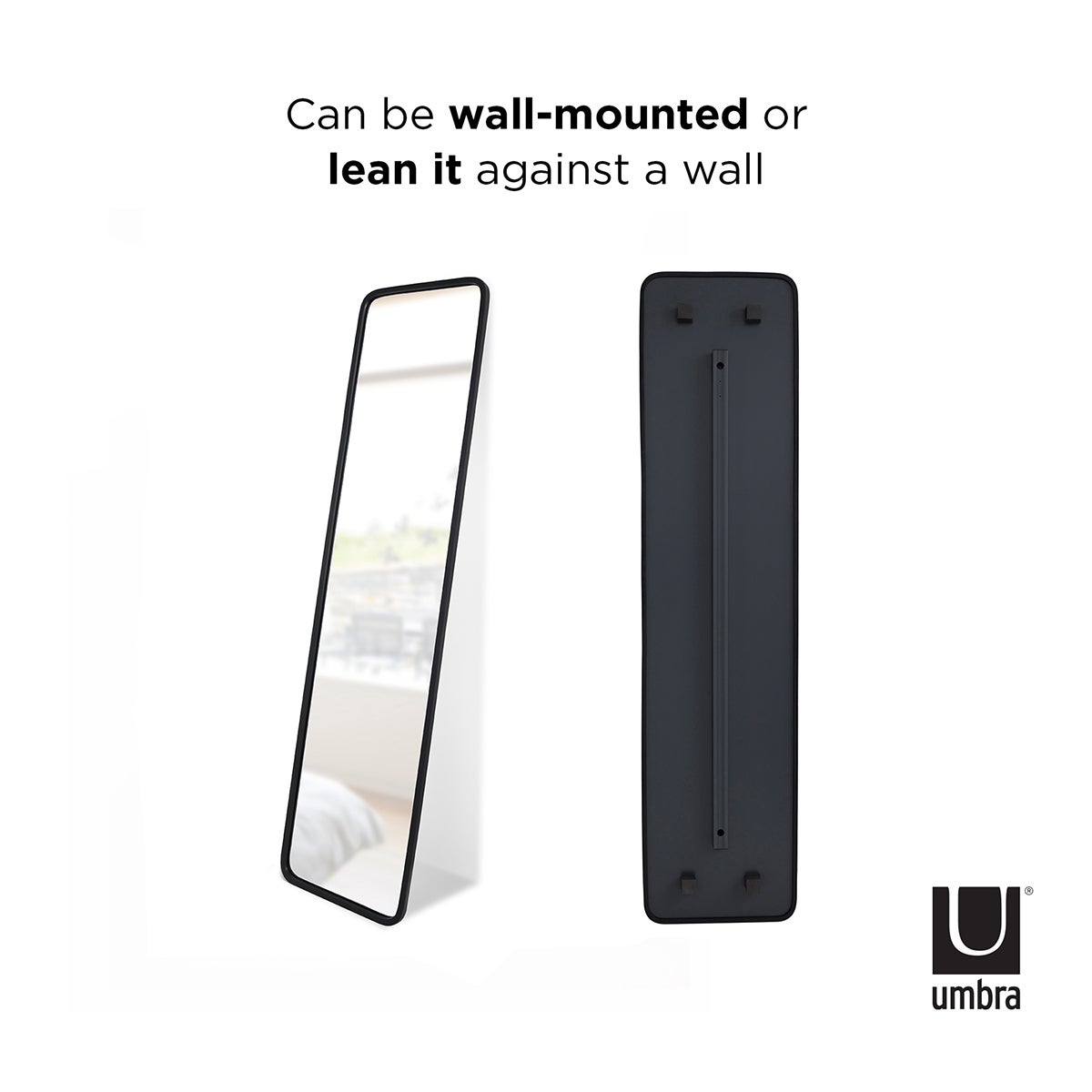 Umbra Hub Leaning Mirror | The Container Store