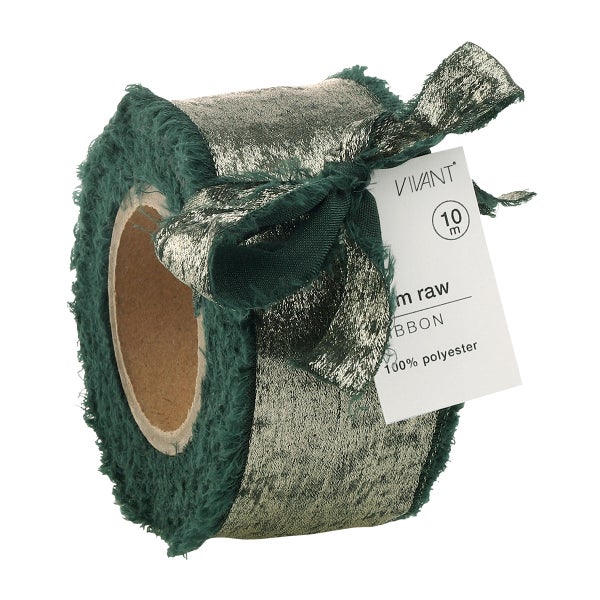 Glam Raw-Edge Ribbon