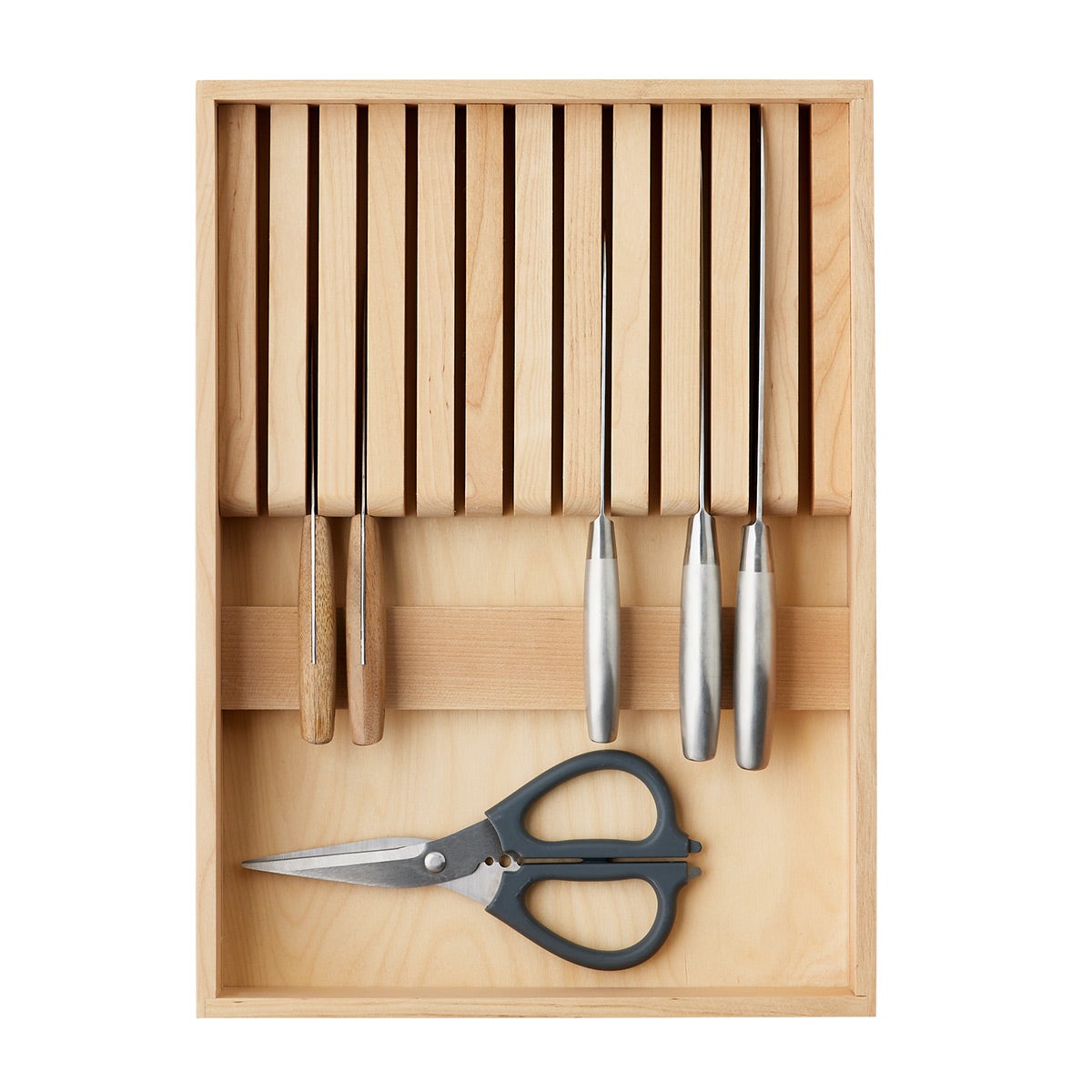 The Container Store Narrow In-Drawer Knife Organizer