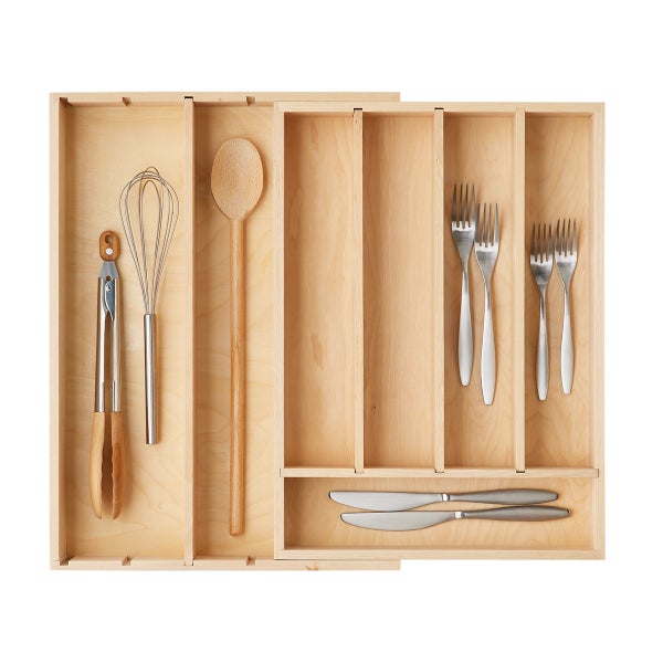 The Container Store Expandable Flatware & Utensil Tray