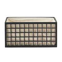The Container Store Shoji Bamboo Bin w/ Liners Ink Black