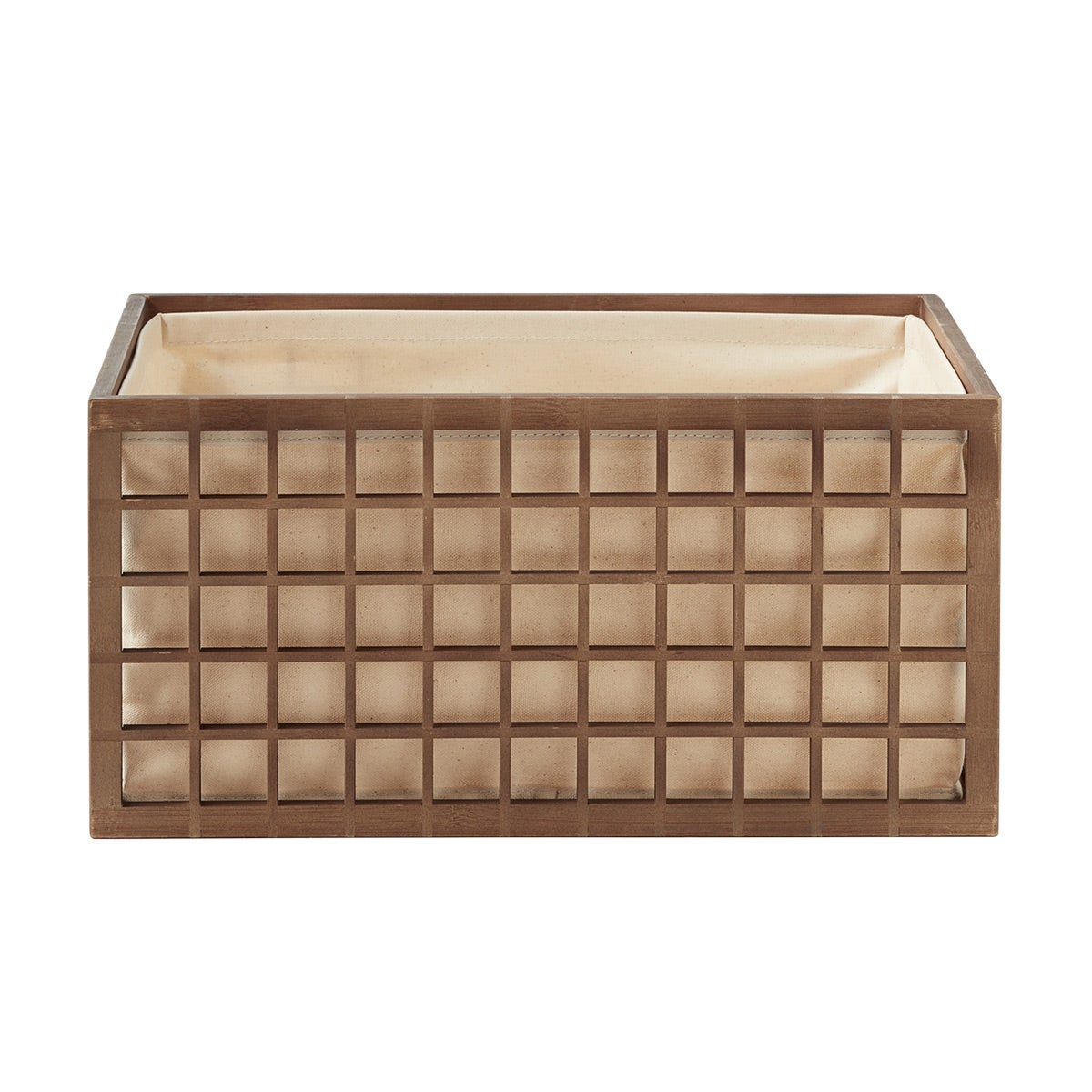 The Container Store Shoji Bamboo Bin With Liner