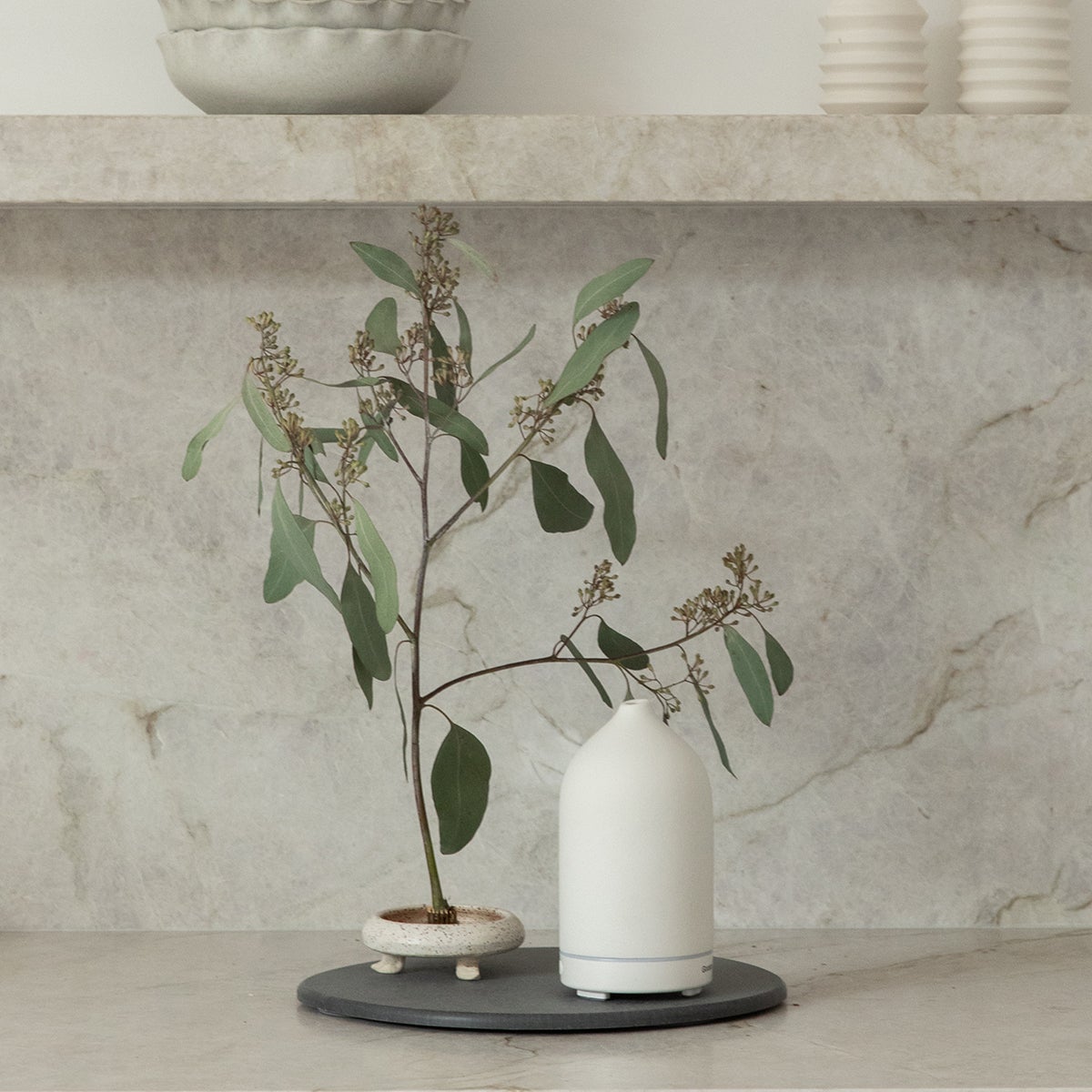 Dorai Home Stone Saucer - Thumbnail 3
