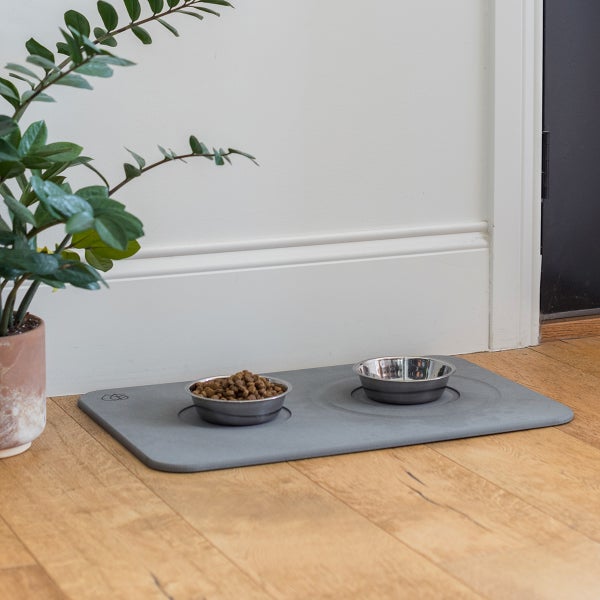 Dorai Dog Bowl Stone Base | The Container Store