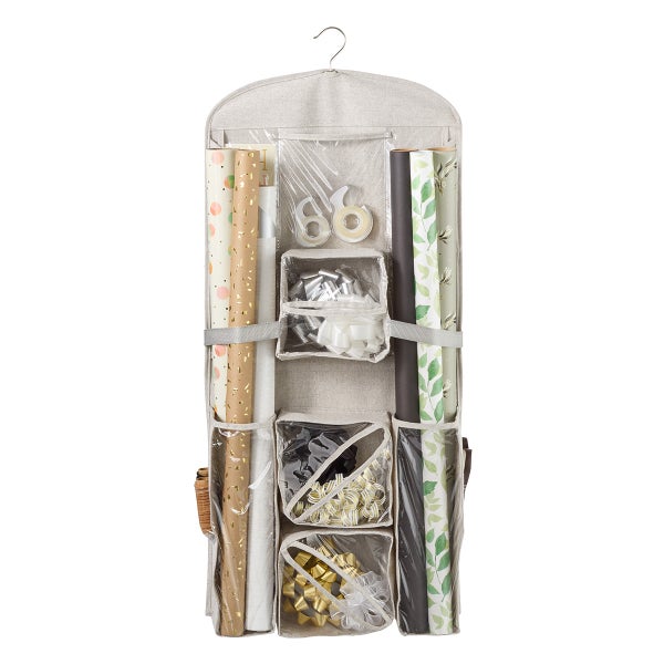 The Container Store Hanging Gift Wrap Organizer