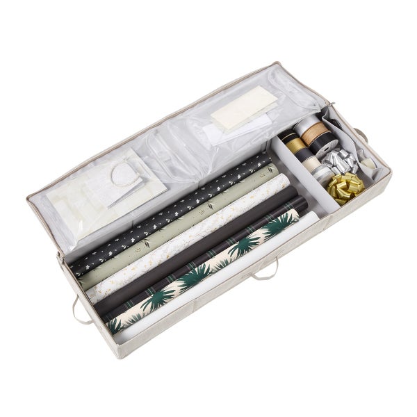 The Container Store Under Bed Gift Wrap Storage
