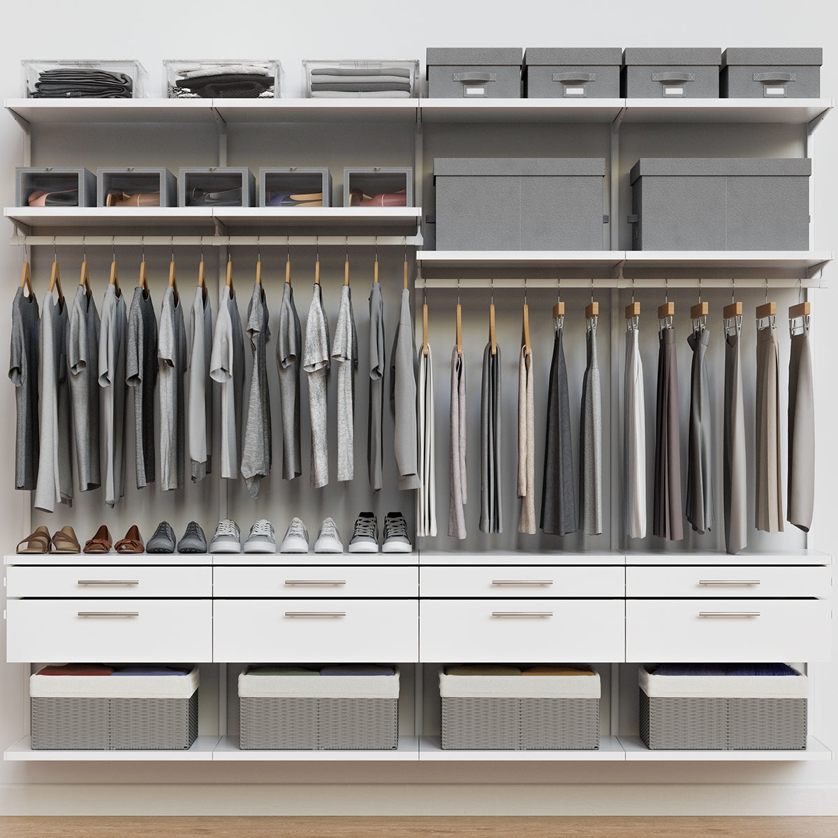 Decor Plus by Elfa Matte White Standard